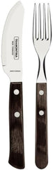 Tramontina PIZZA Besteck, 8-Tlg Set, Für 4 Personen, Rostfreier Edelstahl, Fsc-Zertifizierte Holzgriffe, Spülmaschinenfest Kitchen Naty Shop