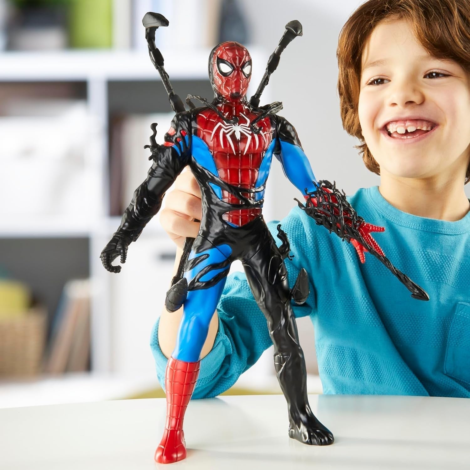 Marvel Spider-Man Venomversus Spider-Man Color Changer Figurine avec Accessoires Figurines Naty Shop