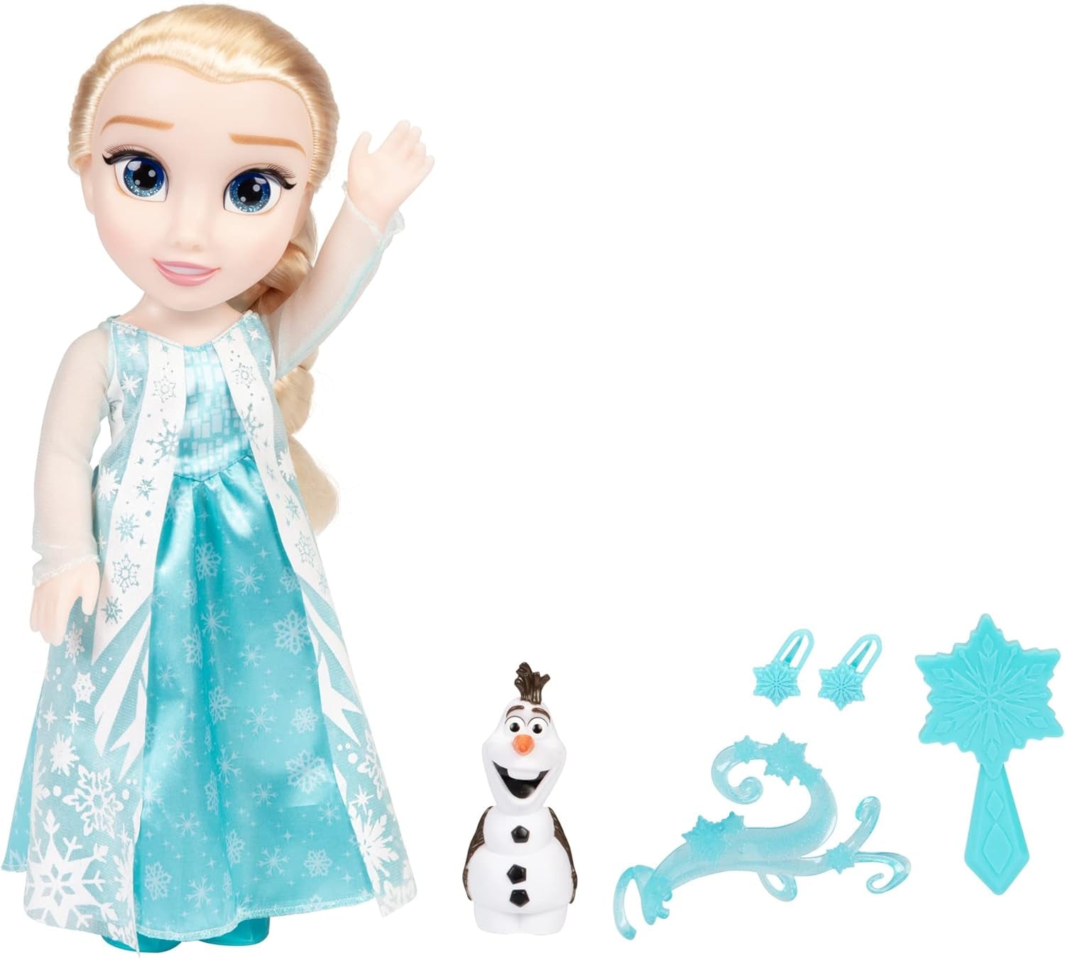 Disney Die Eiskönigin - Frozen - Poupée ELSA chantante 35 cm, chantant "Let It Go", avec accessoires pour plus de plaisir, parfaite pour les filles à partir de 3 ans, 225306, Türkis