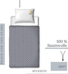 Linge de lit enfant, lapin et étoiles, coton Linge de lit - enfant Naty Shop