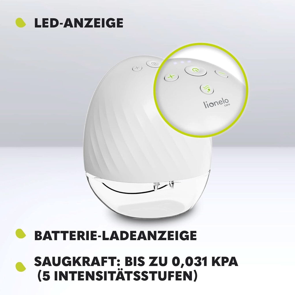 Pompa electrică de sân LIONELO Fidi Free 2, mod masaj, 5 niveluri de intensitate Accesorii Hrana si Alaptare Bebe Naty Shop