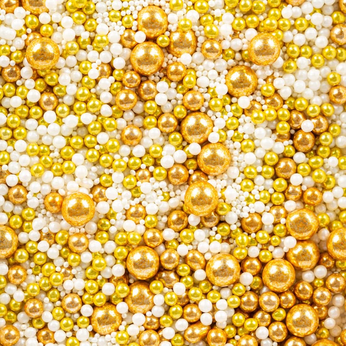 Super Streusel Gold Glimmer, Sprinkles sur le thème de Noël, 180 grammes Sprinkles Naty Shop 180 grammes