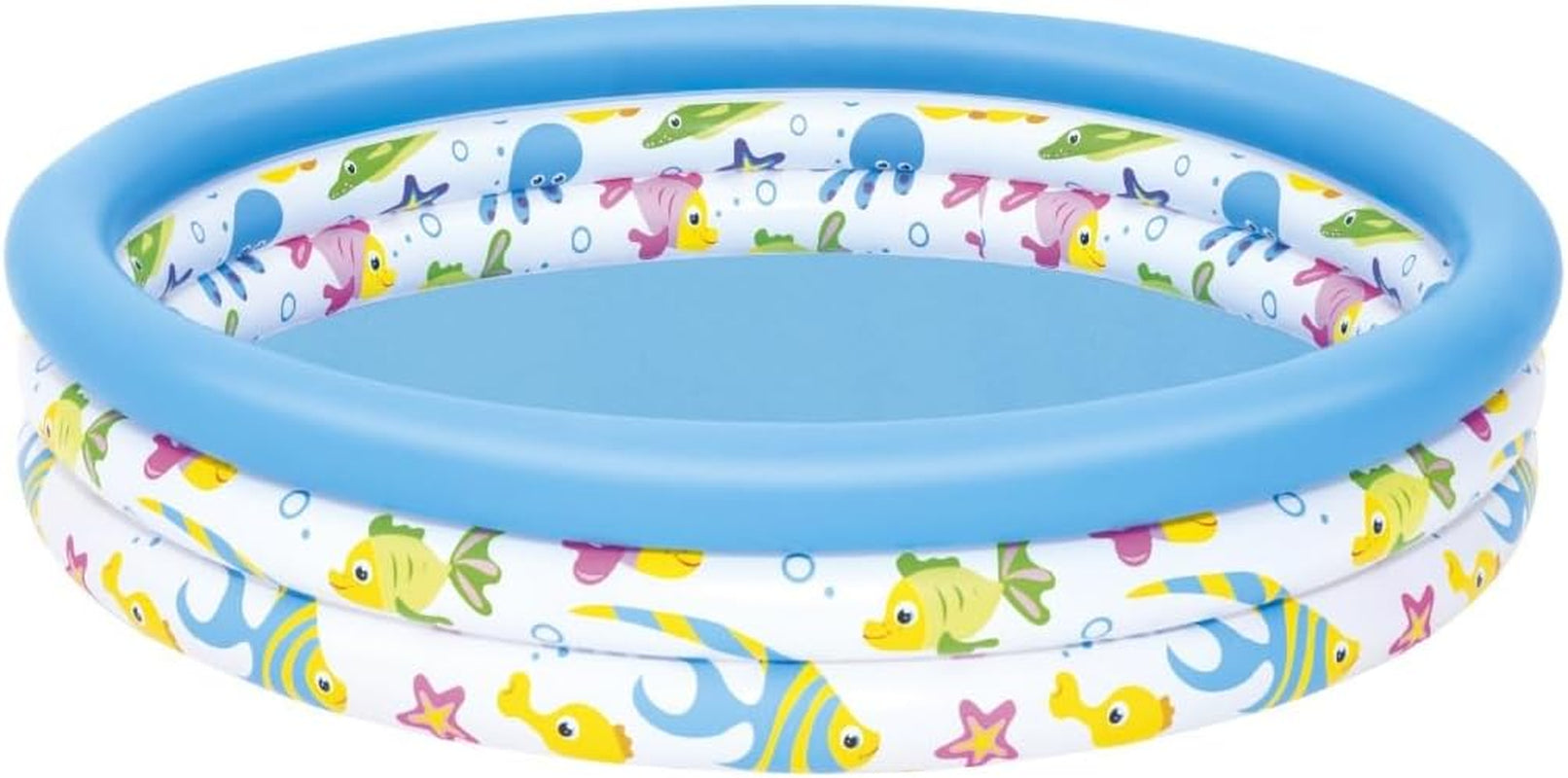Piscină pentru copii Bestway, Coral Kids, 102 x 25 cm, 51008, Multicolor, 102 x 102 x 25 cm