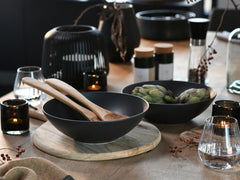 Creatable, 30007, Série Soft Touch, Service de Vaisselle 2 Pièces, Service à Salade en Grès, Passe au Lave-Vaisselle et au Micro-Ondes, Fabriqué au Portugal