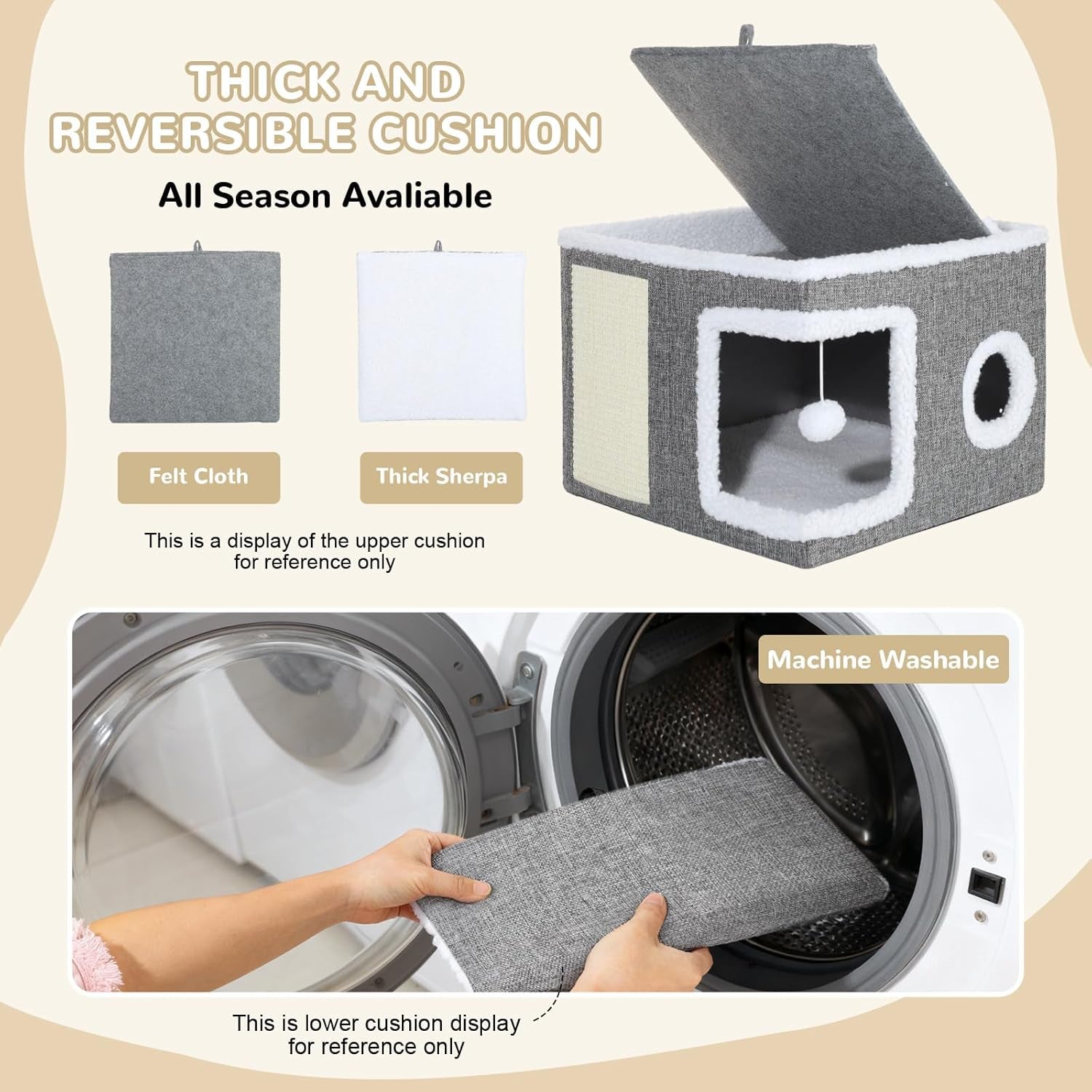 Couvertures et meubles, Animaux, Grottes et maisons, Chats, Lits pour chats, Chats - lits, matelas