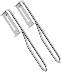 Éplucheur universel Fackelmann, lame en acier inoxydable Éplucheur Naty Shop Éplucheur économique Set 2 pièces