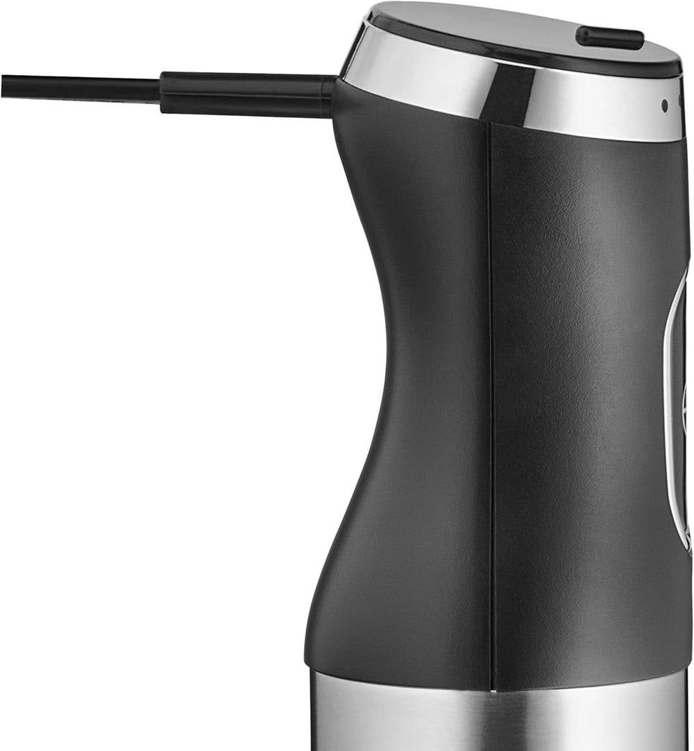 WMF Kult X Edition Stabmixer, Zauberstab 600 W, Pürierstab Edelstahl Mit Variabler Geschwindigkeitseinstellung, Purierstab Edelstahl Matt Kitchen Naty Shop