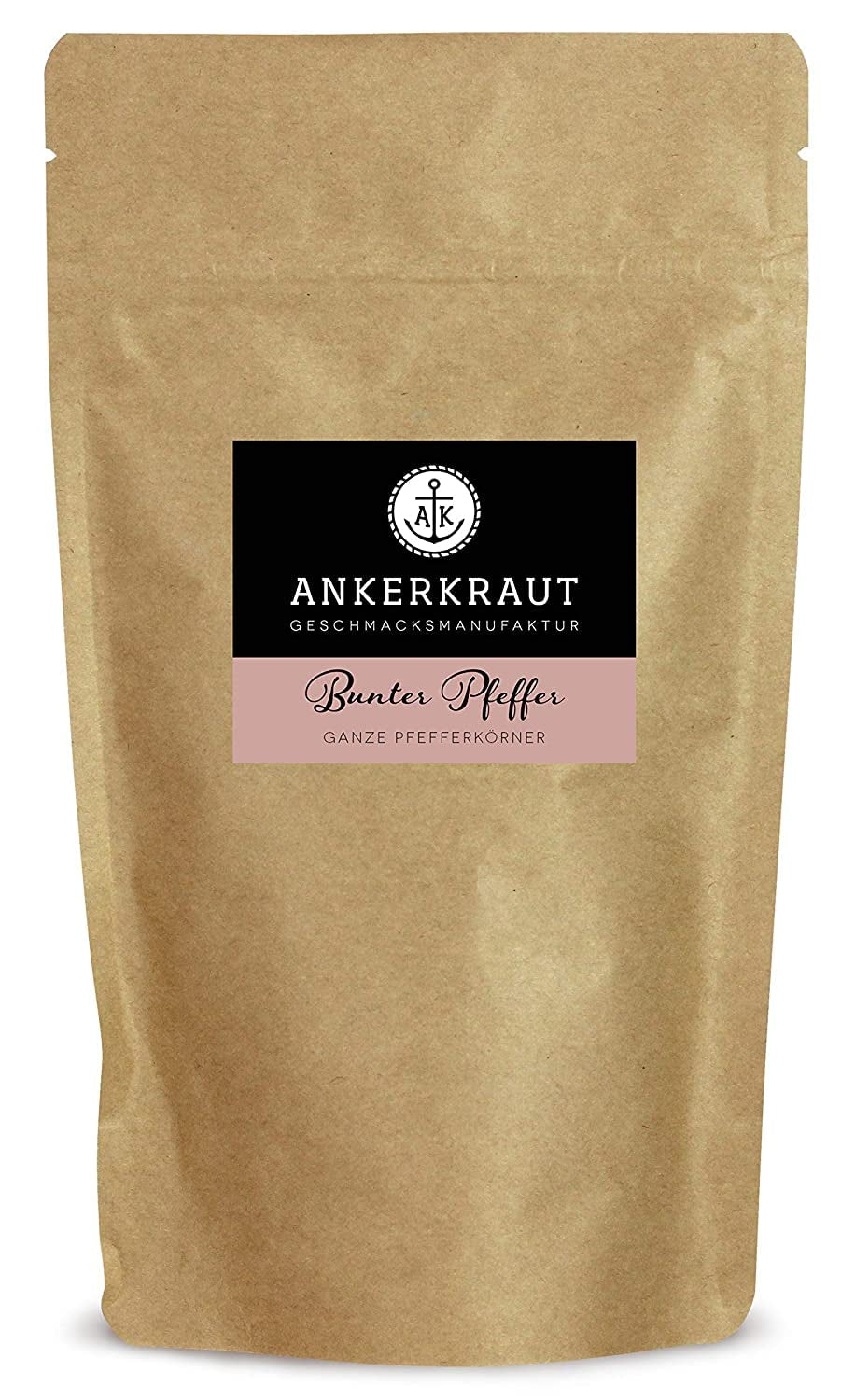 Ankerkraut Bunter Pfeffer, ganze Pfefferkörner für die Pfeffermühle, 150g dans le sachet