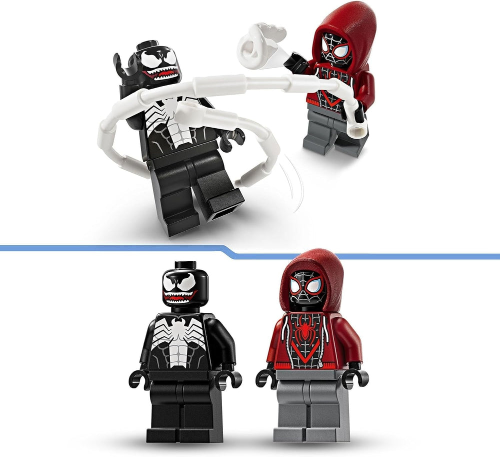 LEGO Marvel Venom Mech contre. Miles Morales Figurines mobiles pour enfants Spider-Man Set avec mini figurines Superhero Duel Jouet Cadeau pour garçons et filles de 6 ans 76276 Jeux de construction Besuche den LEGO-Store