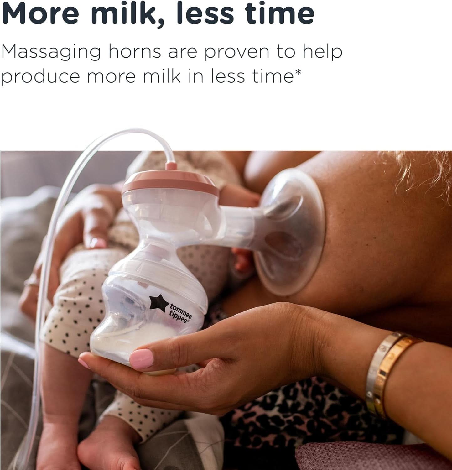 Tommee Tippee Made for Me Tire-lait électrique unique, forte aspiration Accessoires Alimentation et Allaitement Bebe Naty Shop