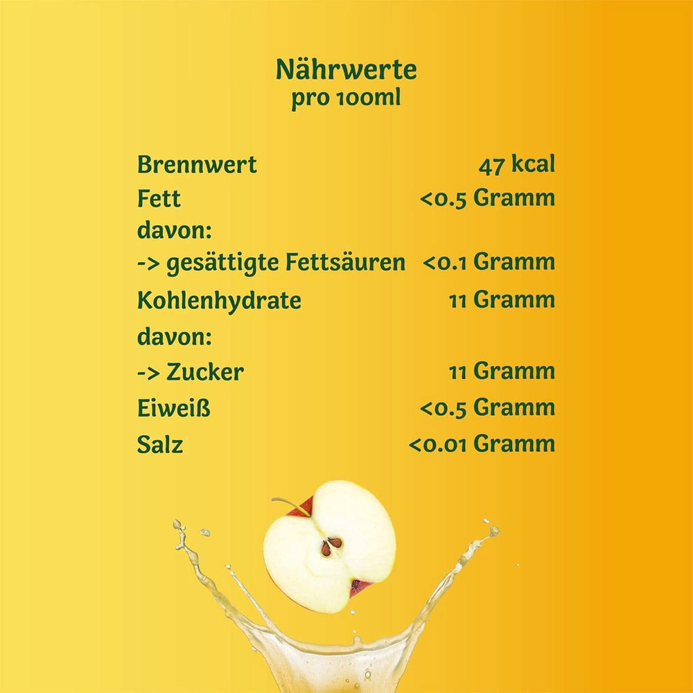 Pfanner Jus de pomme trouble 100% naturel (1 x 2 litres) - Pommes directement pressées - Jus de fruits sans sucre ajouté Boissons sans alcool Naty Shop