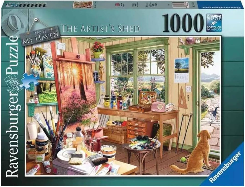 Ravensburger Puzzle 1000 pièces - Mon abri : le hangar de l'artiste Puzzle Naty Shop Nouveau design
