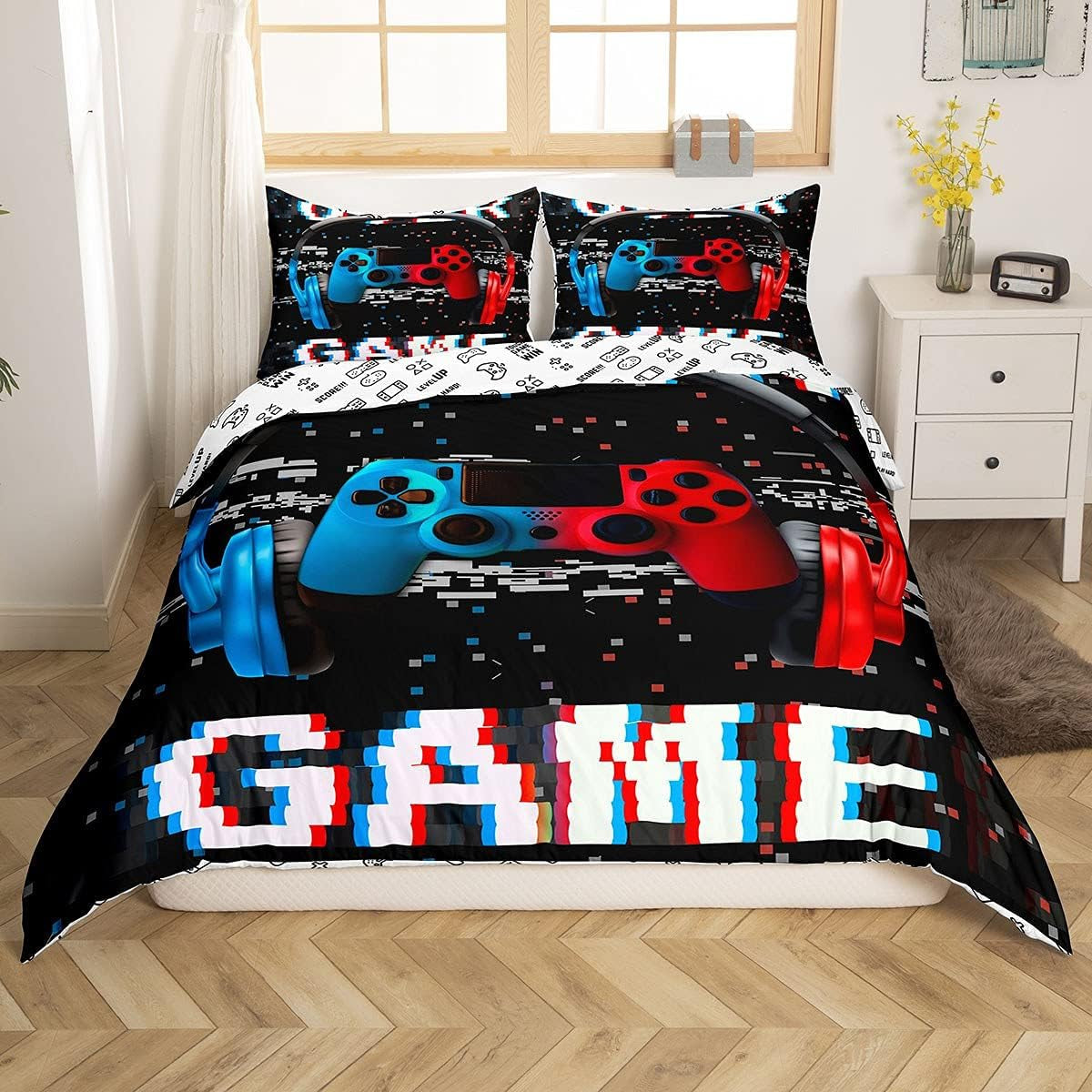 Linge de lit pour enfants et adolescents, différents modèles Linge de lit - enfant Naty Shop 4 200*200+80*80*2