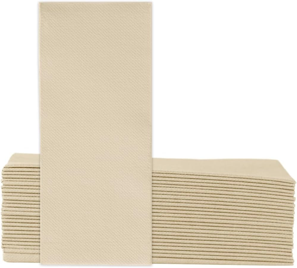 Soft Point 50 mouchoirs 1/8 fois mouchoirs jetables de haute qualité 32X38cm Champagne