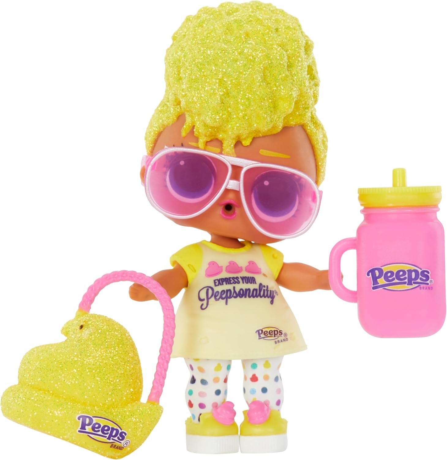 L.O.L. Surprise! Loves Mini Sweets Peeps - Tough Chick - Limitierte Auflage mit Frühlingsthema - Sammlerpuppe mit 7 Überraschungen - Für Mädchen, Jungen und Sammler ab 4 Jahren