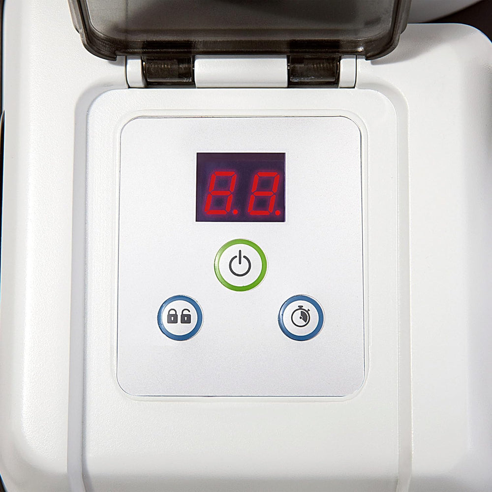 Intex 26642 Krystal Clear pompe à filtre à sable avec RCD, débit d'eau 3500 l/h, débit système 2000 l/h, plastique, blanc