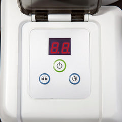 Intex 26642 Krystal Clear pompe à filtre à sable avec RCD, débit d'eau 3500 l/h, débit système 2000 l/h, plastique, blanc