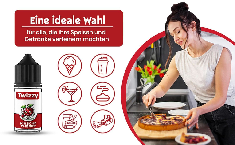 Twizzy, Arôme Concentré Cerise, 30 ml Arômes Naty Shop