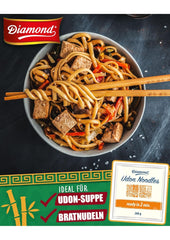 Nouilles Udon DIAMOND, préparation simple et rapide, végétarienne, vegan - 1 x 200 g