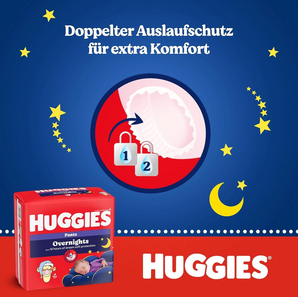 Pantalons de nuit Huggies taille 6 (15-25 kg), boîte à couches mensuelle, 88 pièces Mère et bébé Naty Shop