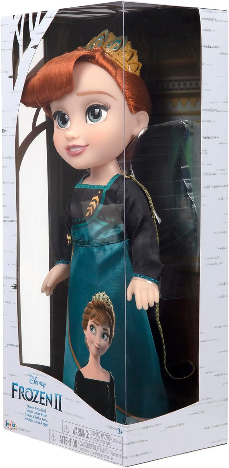 Poupée Anna Disney La Reine des Neiges 2 - une poupée articulée de 35 cm de haut dans une robe tendance emblématique avec l'écusson Arendelle et un diadème pour plus de plaisir, pour les filles âgées de 3 ans et plus