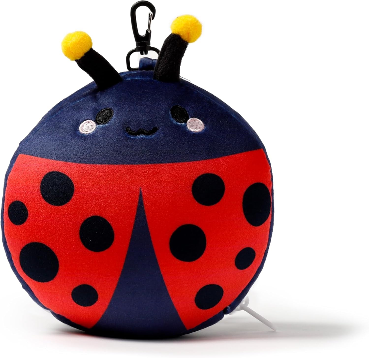 Oreiller de voyage Puckator Relaxeazzz avec masque de coccinelle - Animaux doux, multicolore, 1 unité (lot de 1) Naty Shop Travel Pillows
