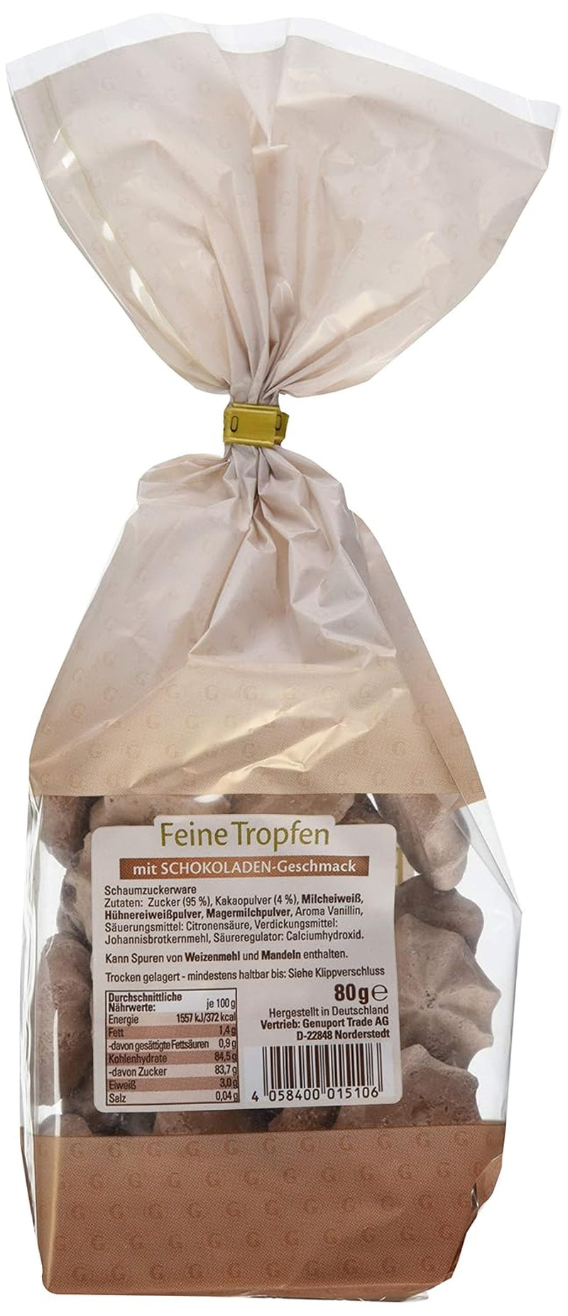 Gouttes fines aromatisées au chocolat, paquet de 18 (18 x 80 g)