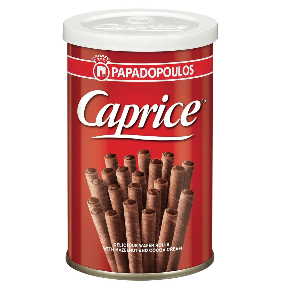 PAPADOPOULOU CAPRICE gaufrette à la crème de cacao et noisettes 400G