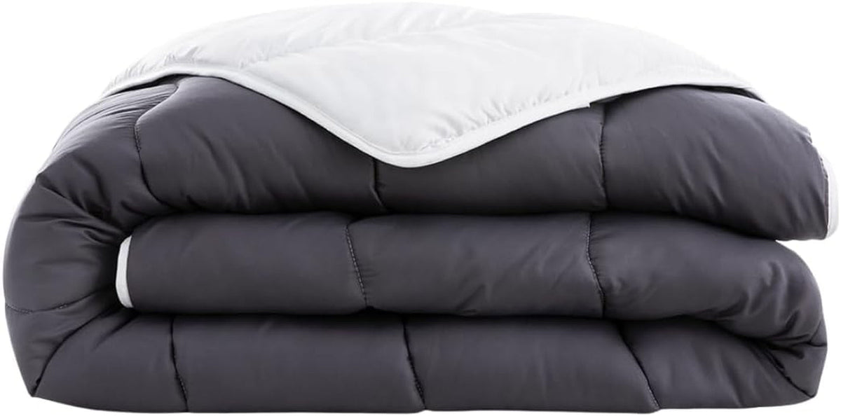 Couette Abeil 200 X 200 Cm, bicolore, blanc et gris Couettes et couettes Naty Shop 200 X 200 Cm