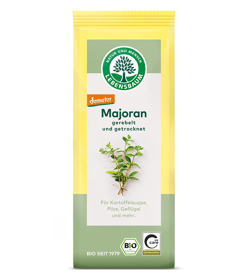 Lebensbaum Liebstöckel geschnitten, Bio-Gewürz mit würzigem Geschmack, Maggi-Kraut für Suppen, Marinaden, Fleisch- und Fisch-Gerichte, végétalien, 15g