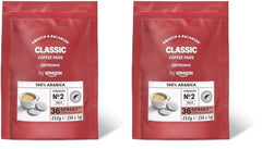 Kaffeepads Classic 100% Arabica, conçus pour les machines Senseo, 36 pièces (1er-Pack) (Packung mit 2)