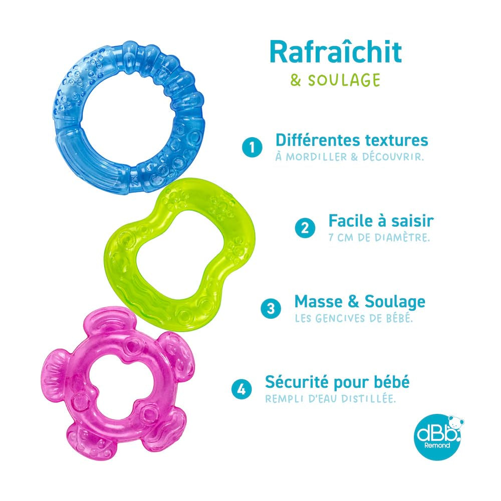 Anneaux de dentition pour enfants Kühl, 740006, couleurs assorties