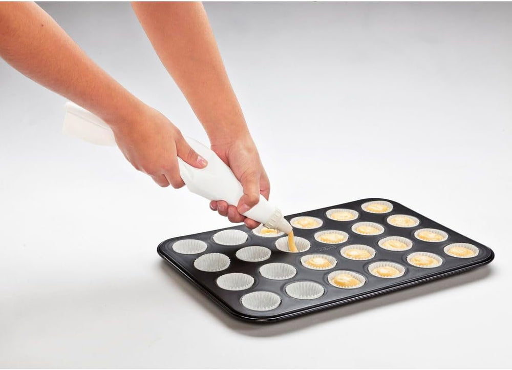 Zenker 6541 Black Metallic 24Er Mini-Muffinform – Antihaftbeschichte Für Perfekte Mini-Muffins, Ø 4,5 cm, ​​​​Made in Germany Moules et plaques à pâtisserie Naty Shop