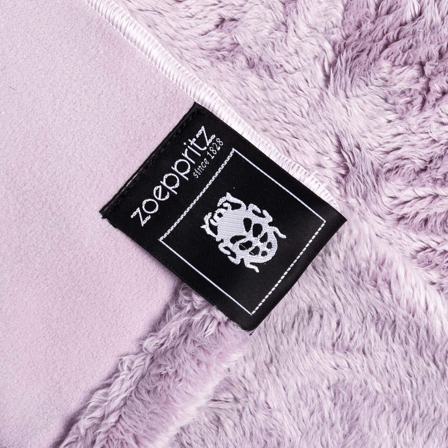 Couverture Reborn Bliss - Couverture douillette en fausse fourrure - Couverture moelleuse et luxueuse en fausse fourrure avec dos lisse - 140X190 Cm - 310 Rose - Par "Zoeppritz depuis 1828" Lits et Couettes 'zoeppritz depuis 1828'