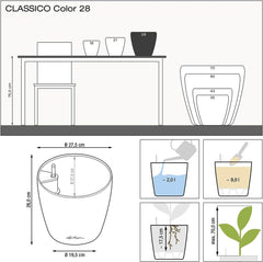 LECHUZA CLASSICO Culoare 28 gri ardezie 13204