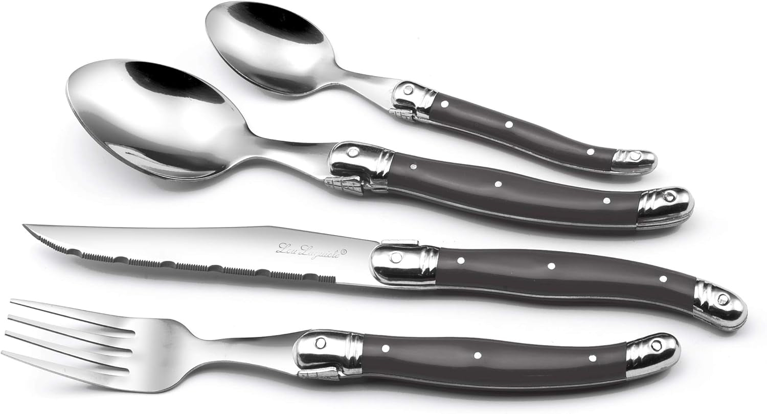 LOU LAGUIOLE TRADITION Ménagère à steak 24 pièces Cuisine Naty Shop