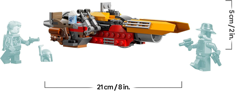 LEGO Star Wars 75437 Cobb Vanths Speeder - inkl. Cobb Vanth & Cad Bane Minifiguren sowie Blaster & Jetpack - Geschenk für Jungen ab 7 Jahren und Fans von The Mandalorian