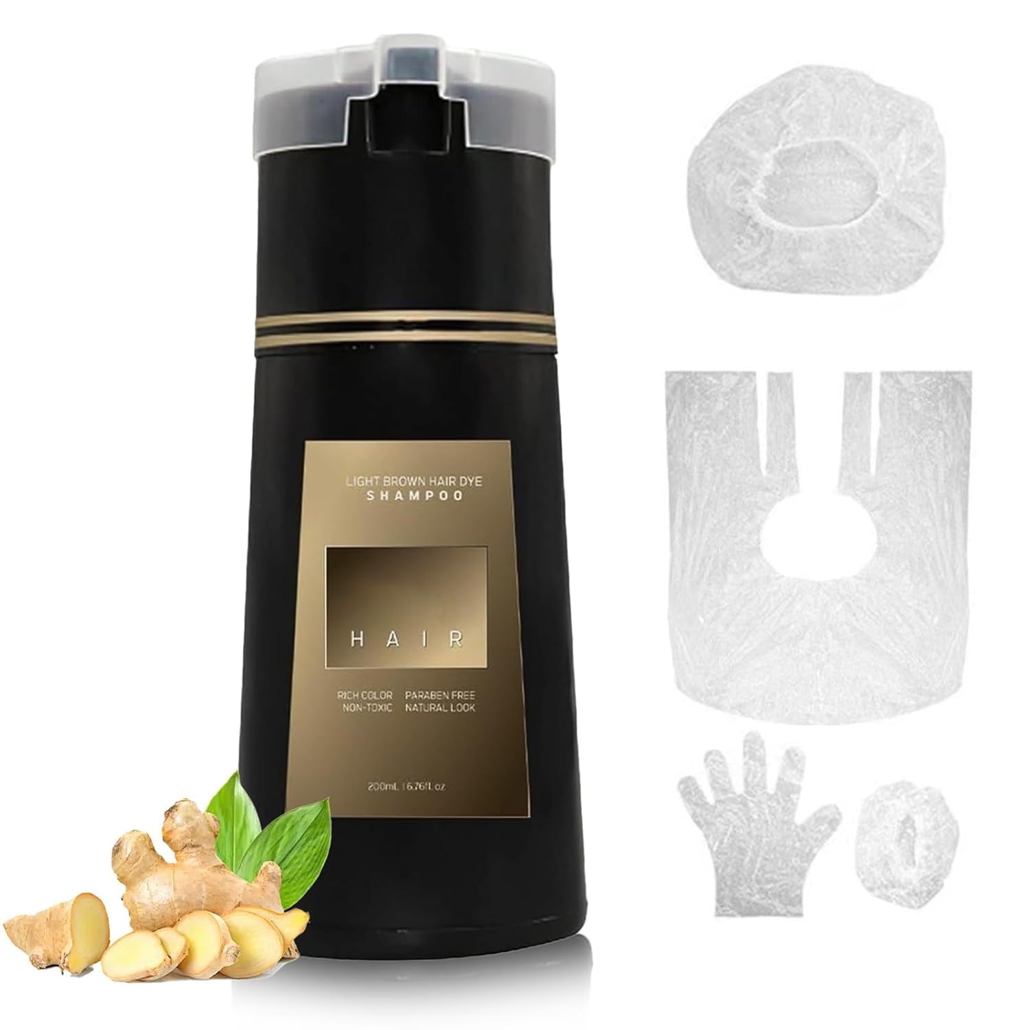 Șampon pentru vopsirea părului negru, culoare semipermanentă pentru părul gri Vopsea pentru par Naty Shop Titlu implicit