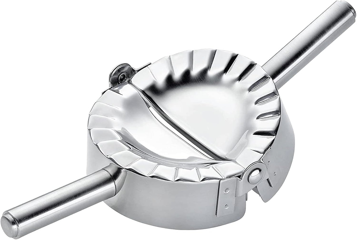 Moule à raviolis Küchenprofi 0803512800, mini, rond, acier inoxydable, argent, 8 x 8 x 15 cm