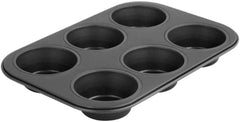 Zenker 6Er Muffinform Black Metallic, 275X190X30 Mm, Teflon Classic Antihaftbeschichtung, Hitzebeständig Bis 230°C, Leichte Reinigung, Ideal Für Köstliche Muffins Moules et plaques à pâtisserie Naty Shop
