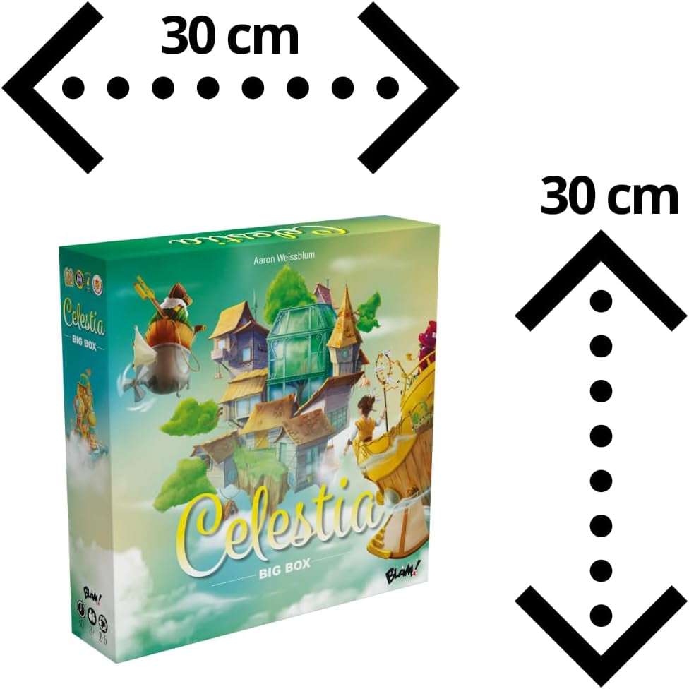 Blâmer! Celestia Big Box • Jeu de base collector complet + 2 extensions Jeu de société familial - Pour 2 à 6 joueurs - 8 ans et plus - 30 minutes