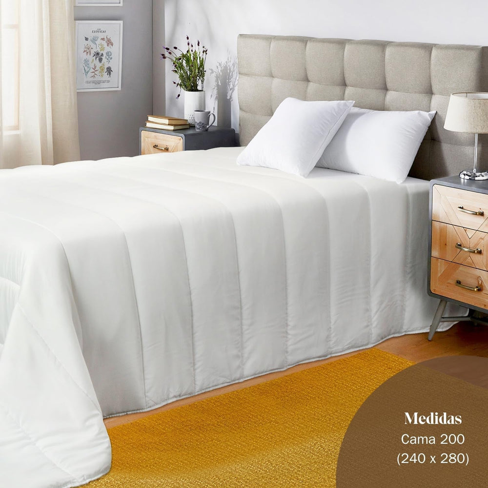 Pikolin Home - Couette anti-acariens 400 G, adaptée aux pièces hivernales et basses températures, lit 200-240 X 280 Cm. Couettes et couettes Naty Shop