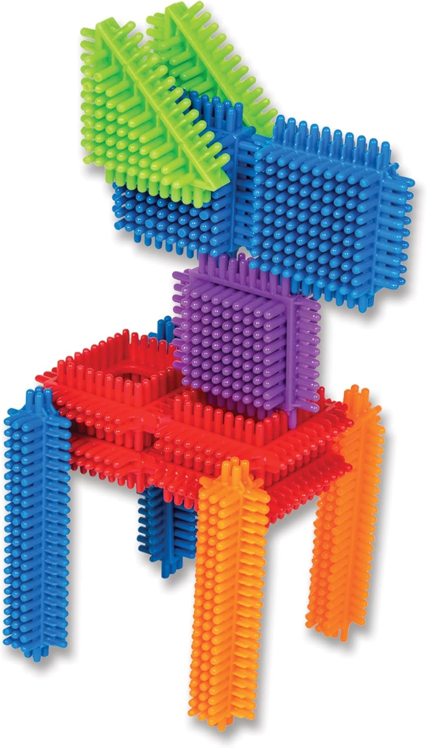 Stickle Bricks, Big Builder Konstruktionsset, Über 125 Teile, Fördert Kreativität & Motorik, Sicher & langlebig, Praktische Aufbewahrung, Für Kinder ab 18 Monaten