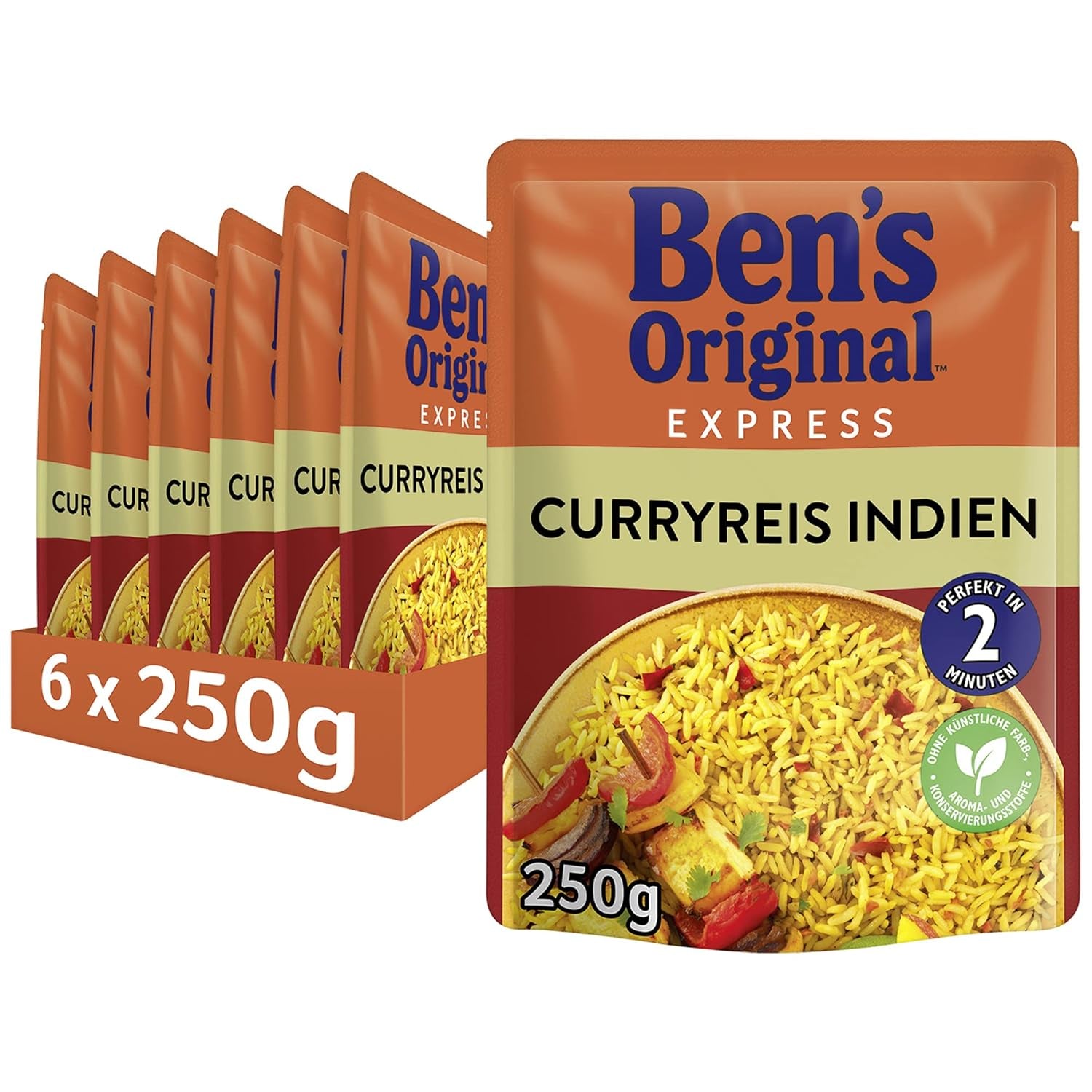 BEN'S ORIGINAL™ Riz express mexicain 6 x 220g