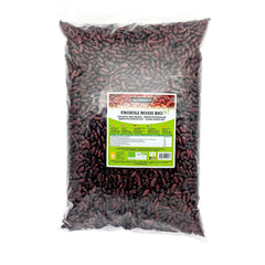 Haricots rouges bio 1 kg, légumineuses séchées biologiques issues de cultures contrôlées, riches en protéines et minéraux, idéales pour les régimes hypocaloriques, végétaliens et végétariens