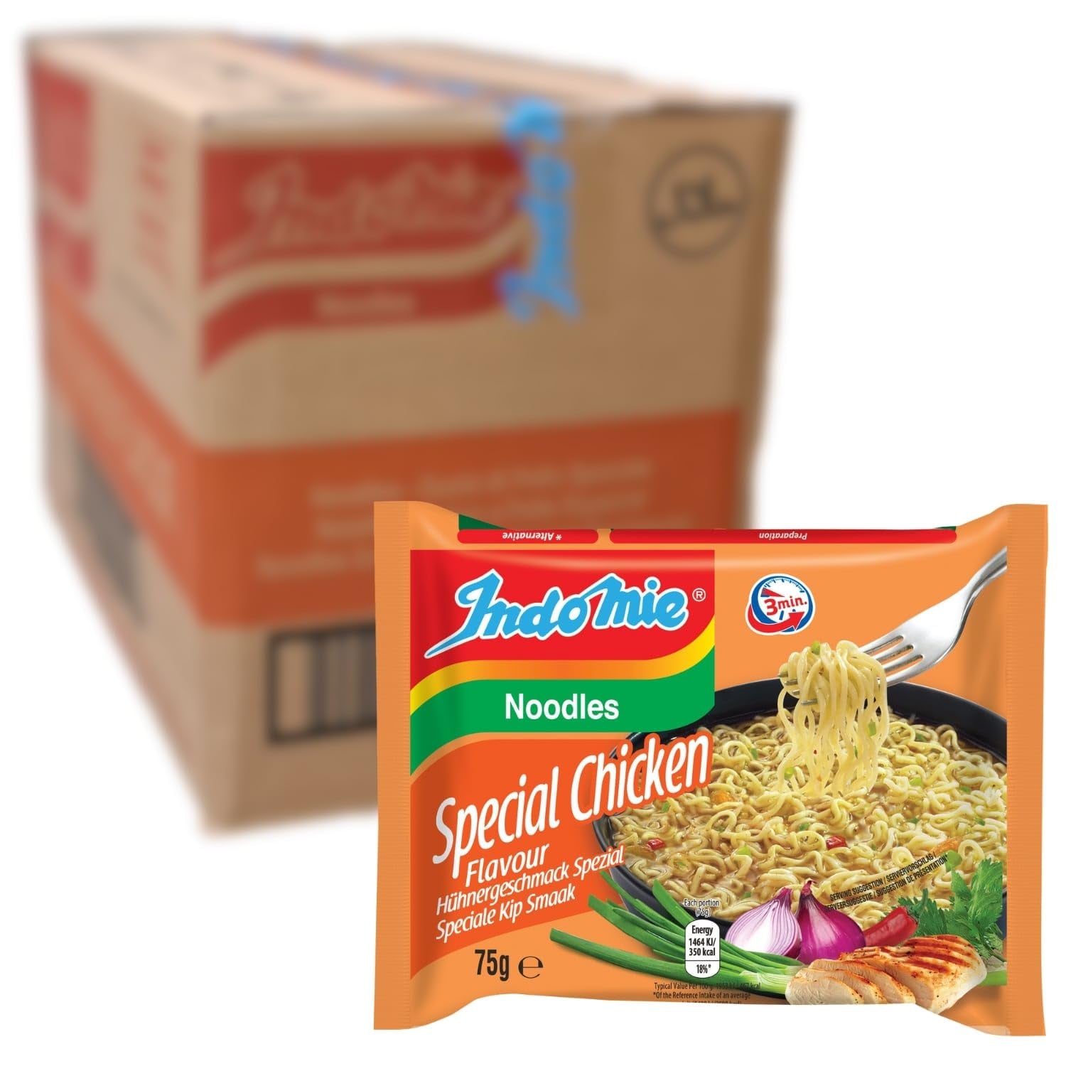 INDOMIE - Nouilles instantanées Mi Goreng - Multipack (40 x 80g)