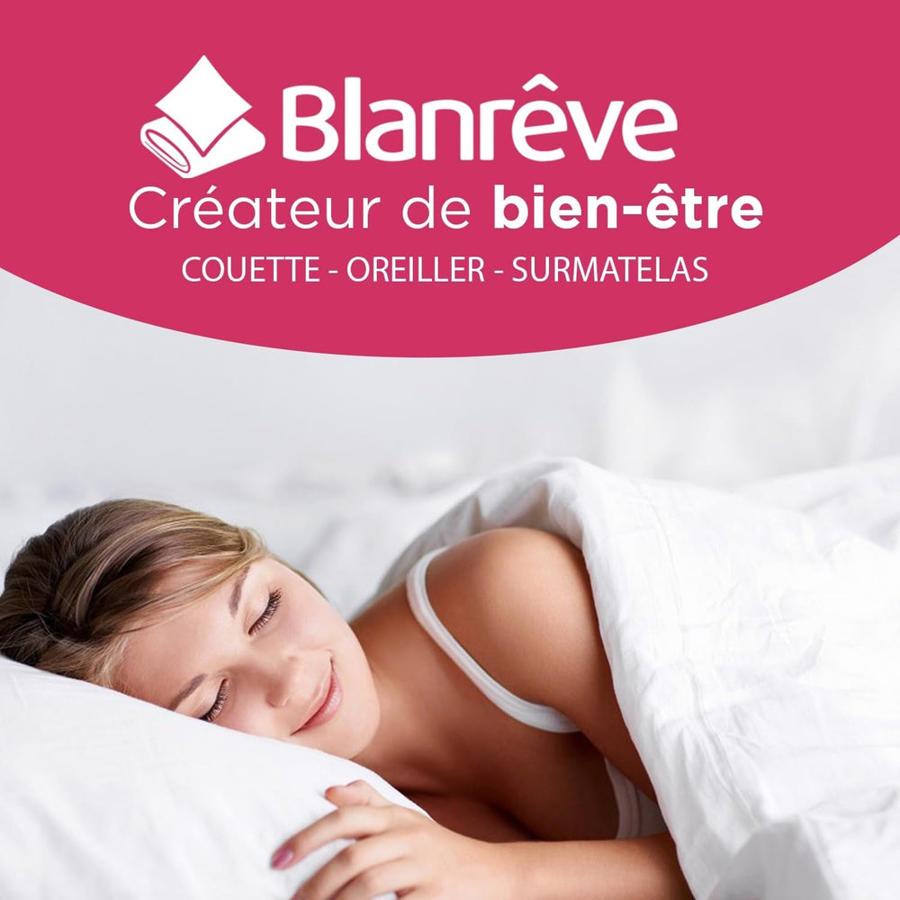 Couette, satin, rayé, 400 G/M², 200 X 200 Cm, microfibre, blanc, 200 X 200 Cm Couettes et couettes Naty Shop