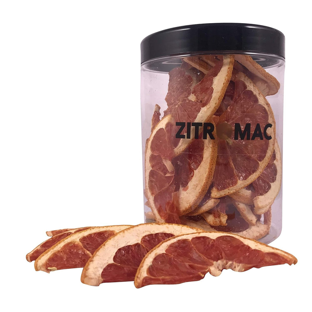90gr Pamplemousse séché pour cocktails - Fruits secs sans sucre pour cocktails, décorations, confiseries, Noël, boissons - Tranches séchées 100% naturelles sans additifs Produits déshydratés Naty Shop 90G