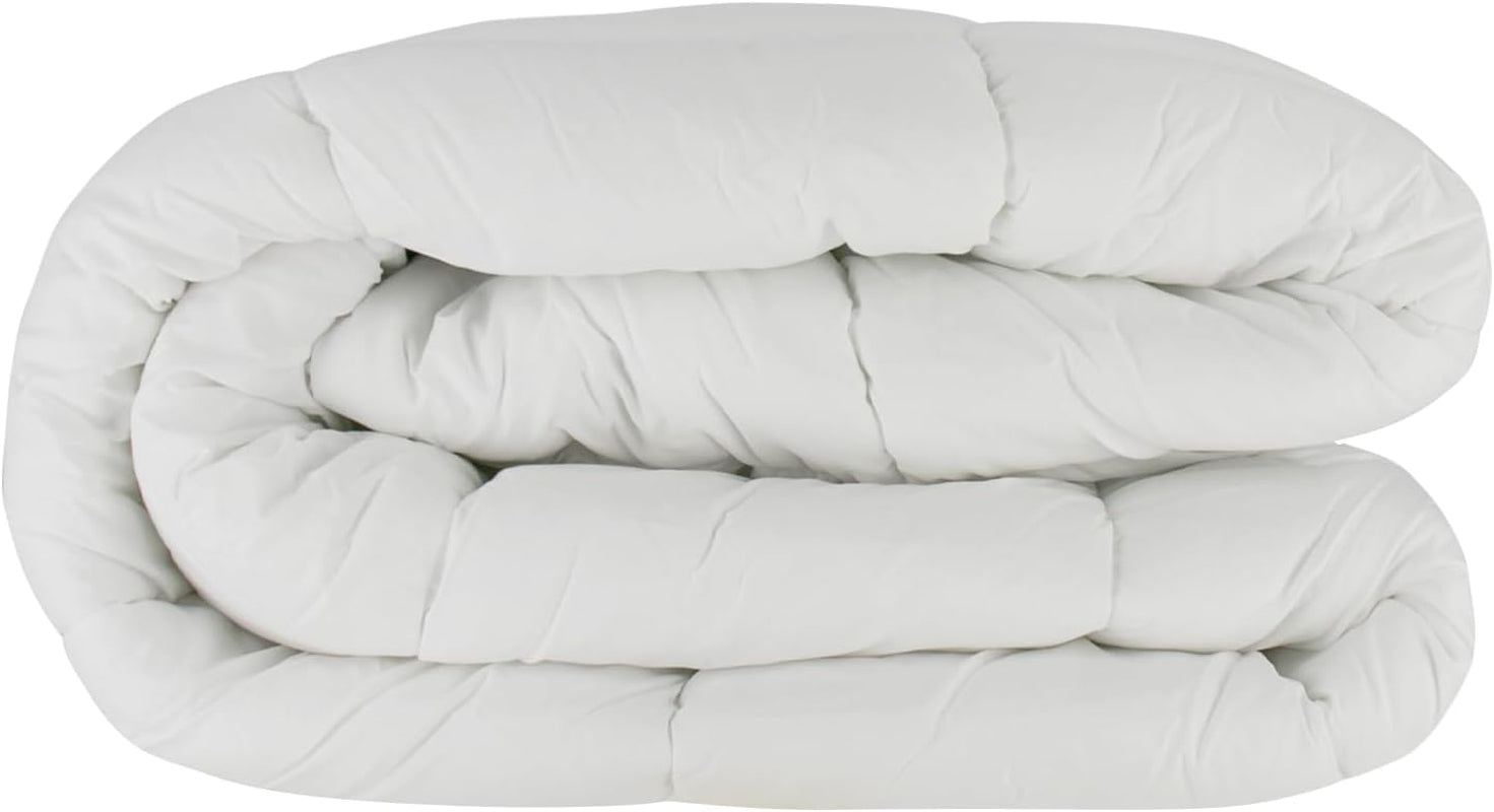 Fourche Nottetempo doudoune microfibre très chaude (2Cm) 120X80X2 Cm Bianco Couettes et couettes Naty Shop 205X200X2 Cm La microfibre garde très chaud (2Cm)
