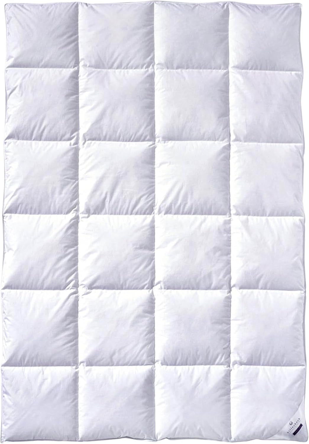 Couette en duvet Billerbeck Martina® - Couette 135 X 200 Cm - Couette toutes saisons - Adaptée aux personnes allergiques - 90% duvet d'oie, 10% plumes d'oie - Blanc Naty Shop Couettes et couettes Medium (M) 135 X 200 Cm
